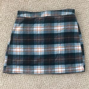 American eagle soft plaid skirt